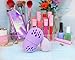 Beauty Sponge Travel Case - Foundation Makeup Sponge Holder Carrying Case by Blunt Beauty (Purple)