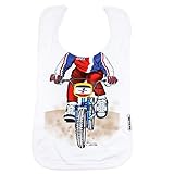 Just Add a Kid Cotton Soft Messy Toddler Baby Bib (Motocross Racer)