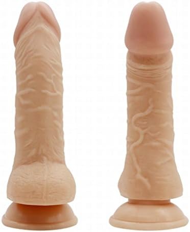 ZAHA2 100% Waterproof Dilldós 7.5 Inch with Suction Cup Base Se-xy Toys (Flesh)