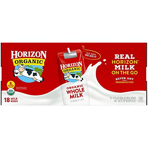 Horizon Organic Whole Milk 8 Fl Oz - 18 Pack