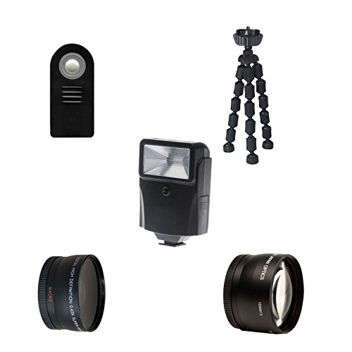 Canon EOS Rebel T6i Digital SLR with EF-S 18-55mm f/3.5-5.6 IS STM Kit Lens and Canon EF-S 55-250mm f/4-5.6 IS STM + Slave Flash + 58mm Wide Angle and Telephoto Lenses + 32GB Deluxe Accessory Bundle - Thumbnail 4