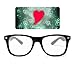 GloFX Heart Effect Diffraction Glasses - See Hearts! - Special Effect Rave EDM Festival Light Changing Eyewear (2018 Model)