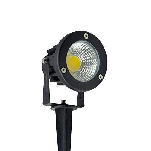 WUPYI2018 LED Gartenstrahler mit Erdspieß,IP65 Gartenbeleuchtung Außenleuchte 3W/5W/7W, Warmweiß,für die Beleuchtung von… – Bild 3