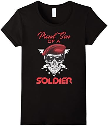 Womens Proud son of a Soldier 2017 t-shirt US Army Medium Black