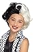 Smiffy's 48835 Evil Madame Wig, Girls, Black & White, One Size