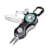 Boomerang Tool Company Cheater SNIP Fishing Line Cutter with U/V LED Light, Magnifying Glass and Stainless Steel Blades That Cut Braid Clean and Smooth Everytime! (Black)