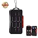 Beeway SD Card Holder Memory Card Case, Waterproof Shock Resistant Memory Card Carrying case 24 Slots for 12 SD SDHC SDXC Cards & 12 Micro SD Cards