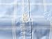 Emiqude Mens Casual Slim Fit Long Sleeve Pocket Constrast Plaid Dress Shirt Large Blue
