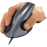 Ergoguys Wow Pen Joy Wired Optical Mouse 5 Buttons USB, Silver (WP-012 S-E)