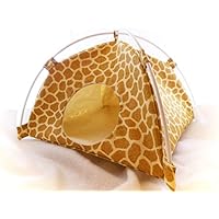 Jirafa Tienda Grande Saco De Dormir Cama Para Erizos Ratas Conejillos De Indias Hurones Activo