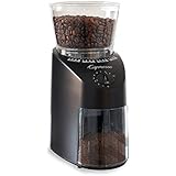 Capresso Infinity Conical Burr Grinder, Black 8.8 oz