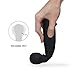 loverbeby Waterproof Cordless Extreme Power Handheld Mini 9X Multi-Speed Wand Massager, Black, 4.8 Ounce