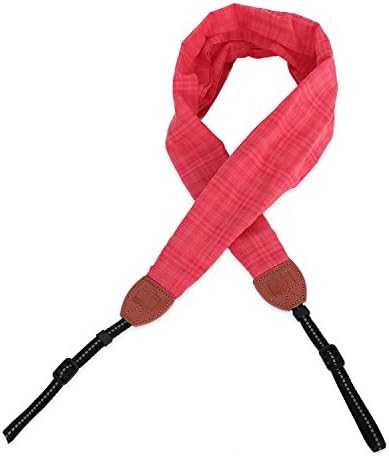 Igingko Scarf Camera Strap for All DSLR Camera Nikon / Canon / Sony / Olympus / Samsung / Pentax ETC (Red)