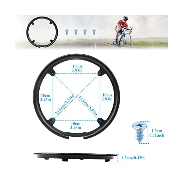 €9.99 HUAYUE 2 Pezzi Paracatena per Bicicletta in Plastica, Protezione per  Ruota della Catena per Copricatena per 42T 44T Mountain Bike/Bicicletta da  Strada/Bicicletta Pieghevole- con 8 Viti - bikewebshop.it