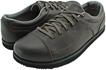 Anthony Alan Men's Cap Toe Oxfords (9.5, Brown)