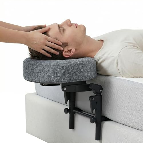 Massage Headrest for Bed, Massage Face Cradle for Bed, Adjustable 18" Height Bed Massage Head Holder, for Home Salon Spa Massage Table, Comfortable Face Down Pillow After Eye Surgery