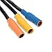 Jrelecs 2435 4800KV 4P Sensorless Brushless Motor with 25A Brushless ESC（Electric Speed Controller）for 1/16 1/18 RC Car Truck (2435 4800KV)