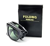 Tantino® Classic Compact Folding Wayfarer Old School Retro Vintage Sunglasses