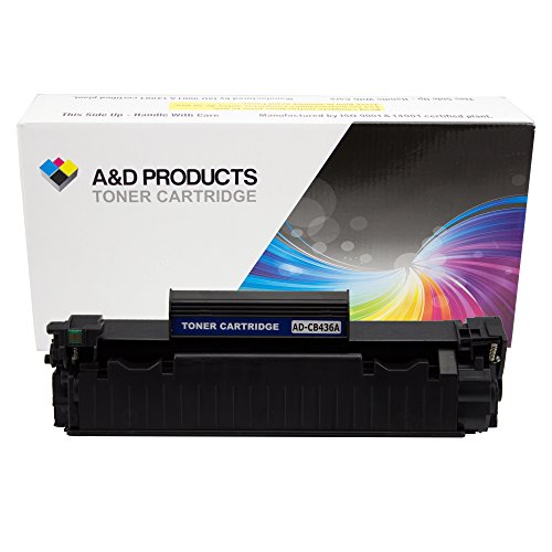 A&D Products Compatible Replacement for HP CB436A Toner Cartridge (HP 36A) (Black, 2000 Yield) for use in LaserJet P1505, P1505n M1522n MFP, M1522nf MFP Printers