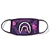 NF Orang 3 Pack Shark Mouth Face Mask Cotton (Purple, Sky Blue, Pink )