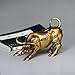 PNShop Brass Bull Ox Stock Market Bull Statue Feng Shui Wall Street Home Office Decor ZG00084 (2.Gold)