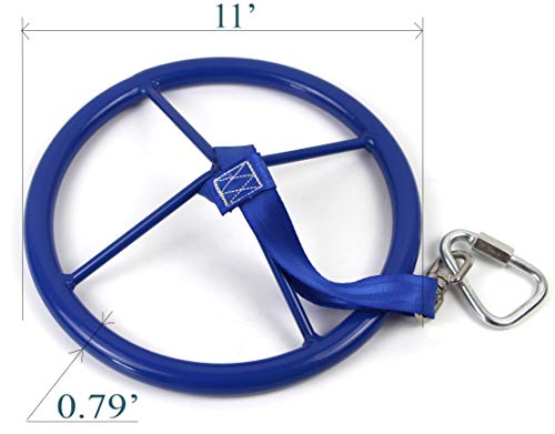 Cateam Ninja line Spinner Wheel with 360 Degrees Rotating Joint and ninjaline Carabiner - 360 Degrees Rotating Accessory for Your Obstacle Course