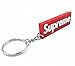 Trendy Red/Black Key Chains with 3D Words 2 Pack by Wiseman Bros