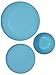 Melange 12-Piece  Melamine Dinnerware Set (Solids Collection ) | Shatter-Proof and Chip-Resistant Melamine Plates and Bowls | Color: Blue | Dinner Plate, Salad Plate & Soup Bowl (4 Each)