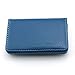 Partstock(TM) Smooth PU Leather Business Name Card Wallet / Holder 25 Cards 3.9L x 2.8W inches with Magnetic Shut For ladys.(Blue)