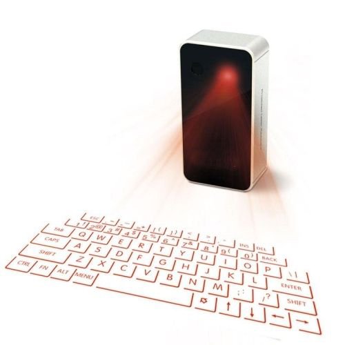 MOJO Bluetooth Wireless Laser Projection Virtual Keyboard Portable Full-Size Keypad (Best Laser Projection Keyboard)