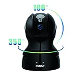 Wireless Indoor Security Camera, Fsmart Wifi Surveillance IP Camera Monitor with Night Vision Motion Detection Two Way Audio  (Black)
