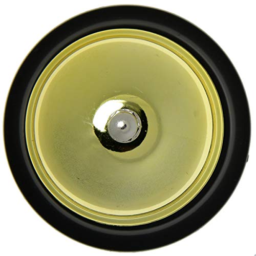 WEKOIL Call Bell Golden Desk Service Bell Customer Ding Bell for Restaurant Hotel Room Kitchen Party School Classroom Office Elderly Teachers Kids Large Bright Bell 3.35 inch - Thumbnail 5