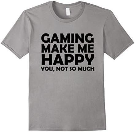 Mens Gifts for Dad - Gamer Gifts for Gamers - Gaming Makes Me Hap Small Slate