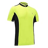 Mens Coolflo S/S Jersey - Hi-Viz Yellow/Black - 5XL