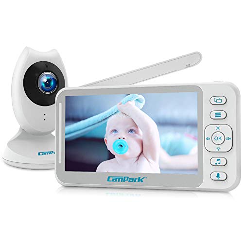 Campark Baby Monitor inch Split Screen Video Baby Monitor with - Main Image