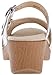 Dansko Women's Shelby White Leather Wedge Sandal