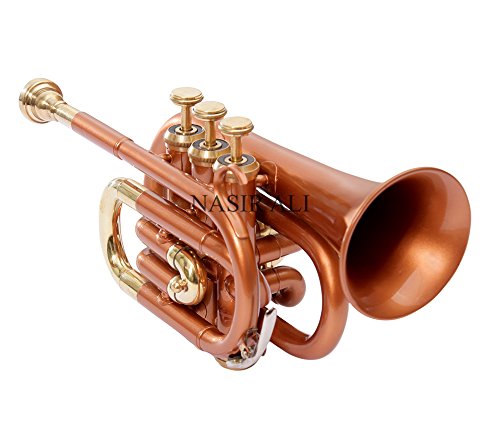 Nasir Ali pTR -002, Pocket Trumpet, Bb (BRONZE) …