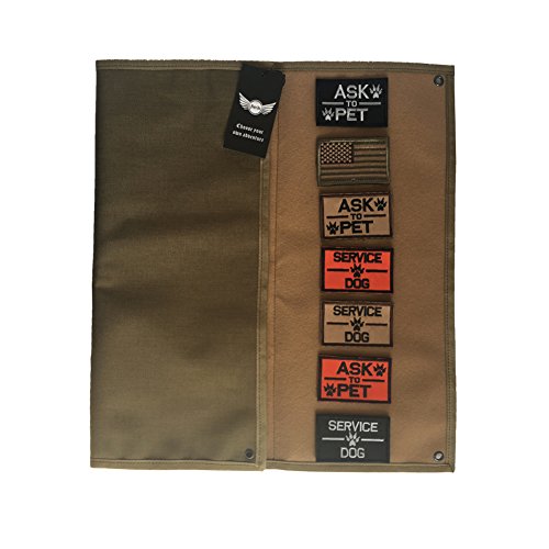 AegisTac Patch Display Board Patch Holder Patch Display Frame Tactical Airsoft Military Patches (Tan)