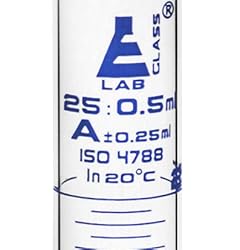 EISCO Graduated Cylinder, 25ml - Class A Tolerance