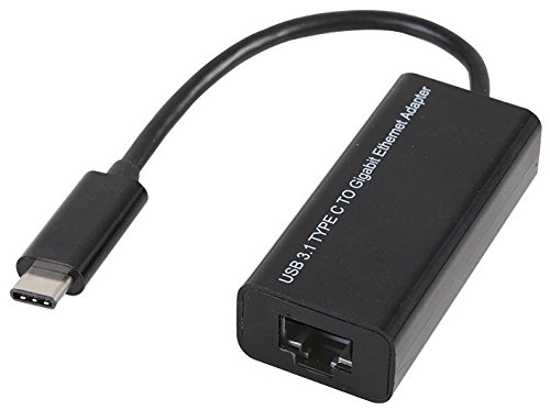 Pro Signal PSG91196 USB 3.1 Type-C to Gigabit Ethernet Adaptor, Black