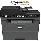 Brother Monochrome Laser Printer, Compact All-in One Printer, Multifunction Printer, MFCL2710DW, Wireless Networking and Duplex Printing, Amazon Dash Replenishment Enabled