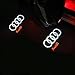 JIAFENG 2 Pcs Car Door LED Light HD Projector Shadow Lights For Audi A4 A3 A6 Q7 Q5 A1 A5 TT A8 Q3 A7 R8 RS