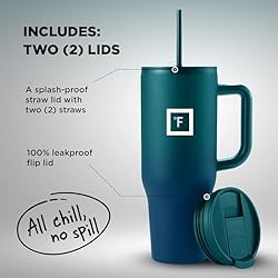 IRON °FLASK Co-Pilot Insulated Mug w/Straw & Flip