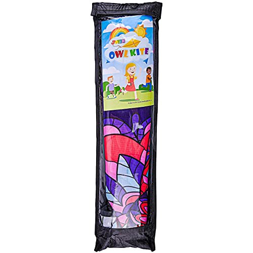 JOYIN 40'' Wide Giant Owl Kite Easy to Fly Huge Kites for Kids and