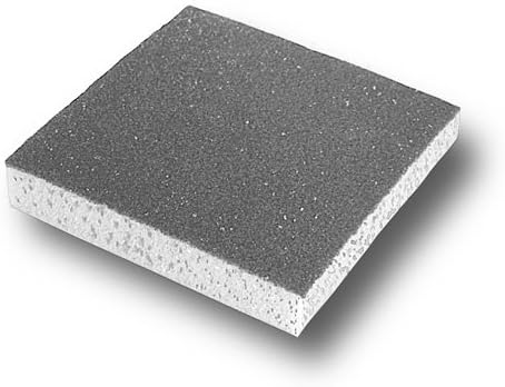 Flexible Abrasive Sponge With Medium Grit For Ceramics, Crafts and Hobbies (Pkg/9)