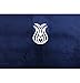 Modefa Islamic Velvet Prayer Rug Janamaz Sajjadah Solid Simple with Tulip (Navy Blue)