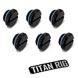 XSPC G1/4" Plug V2, Matte Black, 6-Pack