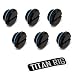 XSPC G1/4" Plug V2, Matte Black, 6-Pack primary