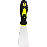 DEKEones Putty Knife Scrapers, 1.5 Inch Spackle Knife, Metal Scraper Tool for Drywall Finishing, Plaster Scraping, Decals, and Wallpaper