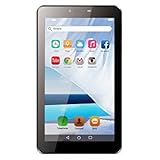 AOSON S7 Pro 7 Inch 4G LTE Unlocked Tablet Phone Call Android 6.0 Marshmallow MTK8735D Quad Core HD IPS Touch Screen 1GB RAM 8GB Storage Wi-Fi Bluetooth GPS Phablet Dual Camera Dual-Slot White rear